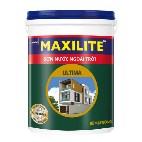 Sơn Maxilite ngoại thất Ultima bề mặt bóng