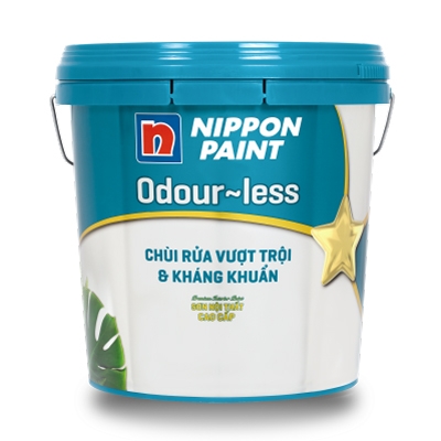 Sơn Nippon Odour-less Chùi Rửa Vượt Trội & Kháng Khuẩn