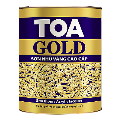 Sơn Thơm Nhũ Vàng Cao Cấp Toa Gold Lacquer AU7900 - 875ml